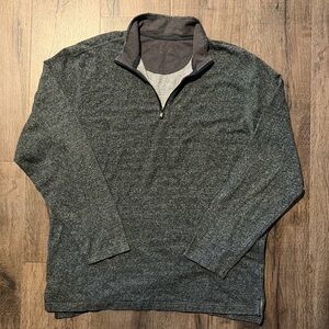 Green/Gray Izod Quarter-Zip Pullover
